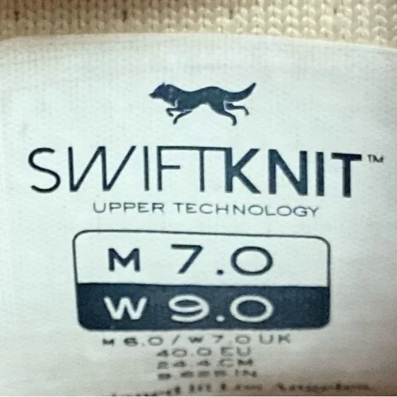 New Wolf & Shepherd Swiftknit Derby Cream Brown  Sneakers Women’s 9 - Picture 9 of 9